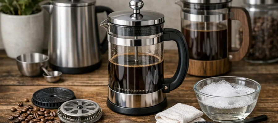 Die 5 wichtigsten Kaufkriterien fuer Kaffeepressen: Design, Funktionalitaet und Reinigung