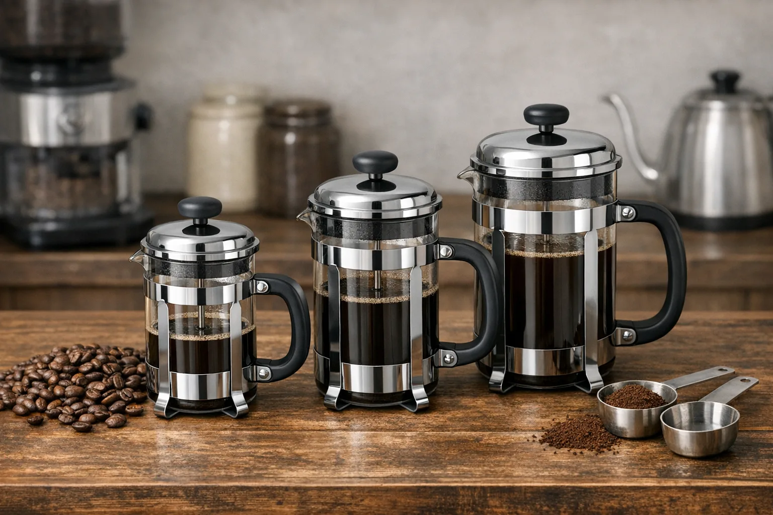 Kaffeepresse kaufen mit perfekter Groesse: Welche Kapazitaet ist optimal fuer Anfaenger?