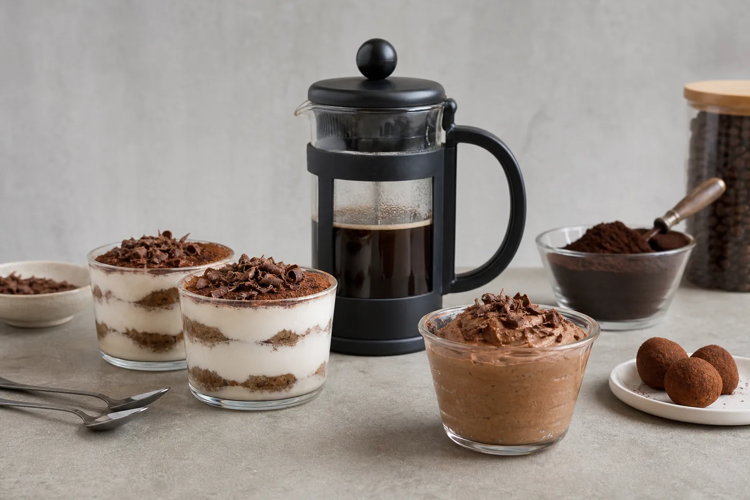 Dessertrezepte mit Kaffeepresse