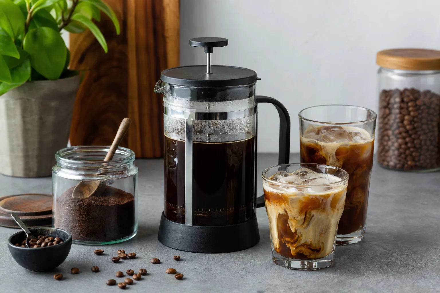 Kaffeepresse fuer Eiskaffee & kreative Rezeptideen zum Ausprobieren