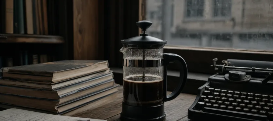 Kaffeepresse als kulturelles Symbol in Film und Literatur